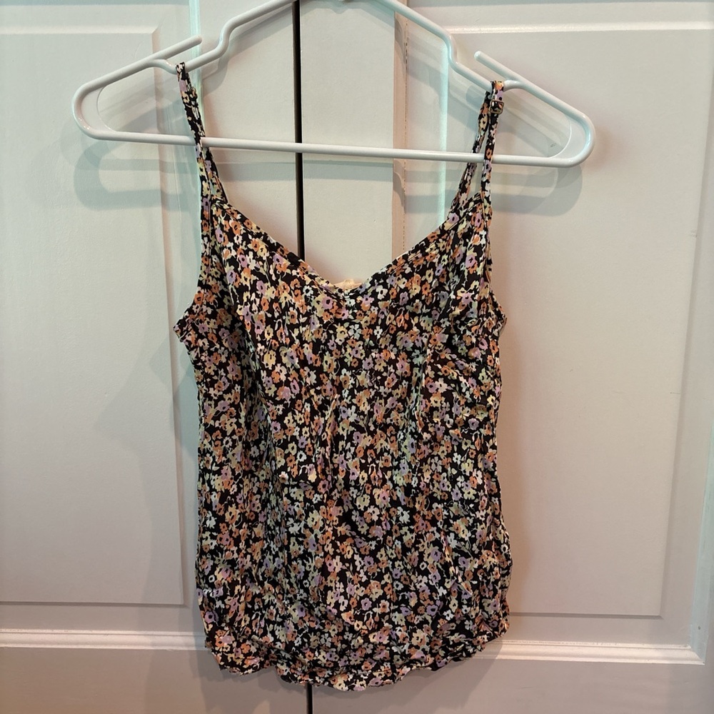Nation LTD loose fitting floral print cami top